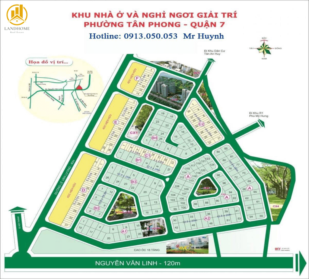 Khu dân cư Sadeco Nghỉ Ngơi Giải Trí Phường Tân Phong, QUận 7, Hồ CHí Minh