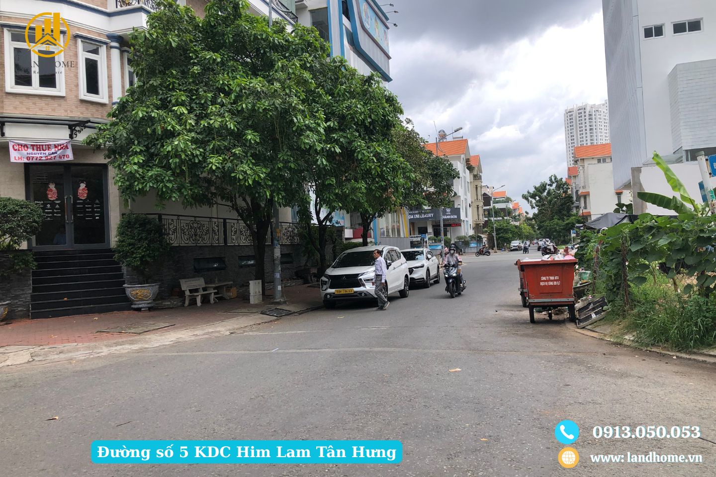nhà phố KDC Him Lam Tân Hưng góc 2 mặt tiền Đường số 5