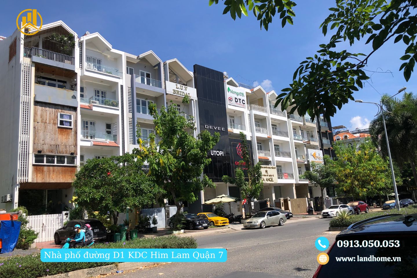 KDC Him Lam Quận 7 – Tâm Điểm An Cư và Đầu Tư Tại Nam Sài Gòn 22 Nha pho duong D1 KDC Him Lam Quan 7
