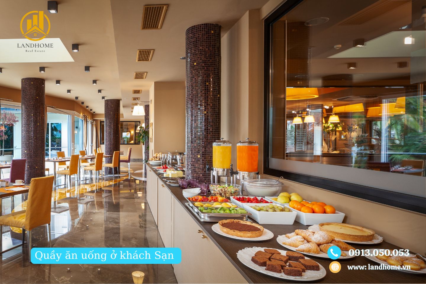 Quầy ăn uống ở khách sạn