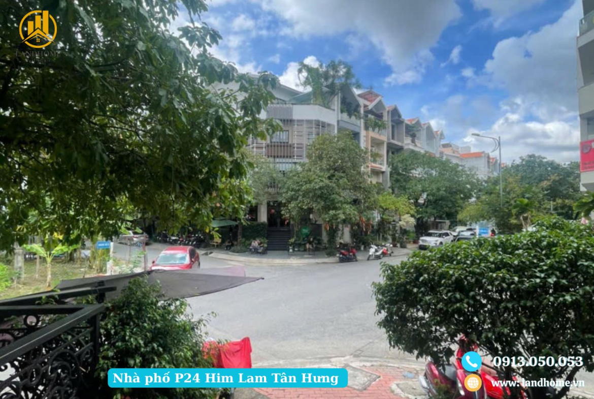 nhà phố KDC Him Lam Tân Hưng góc 2 mặt tiền P24