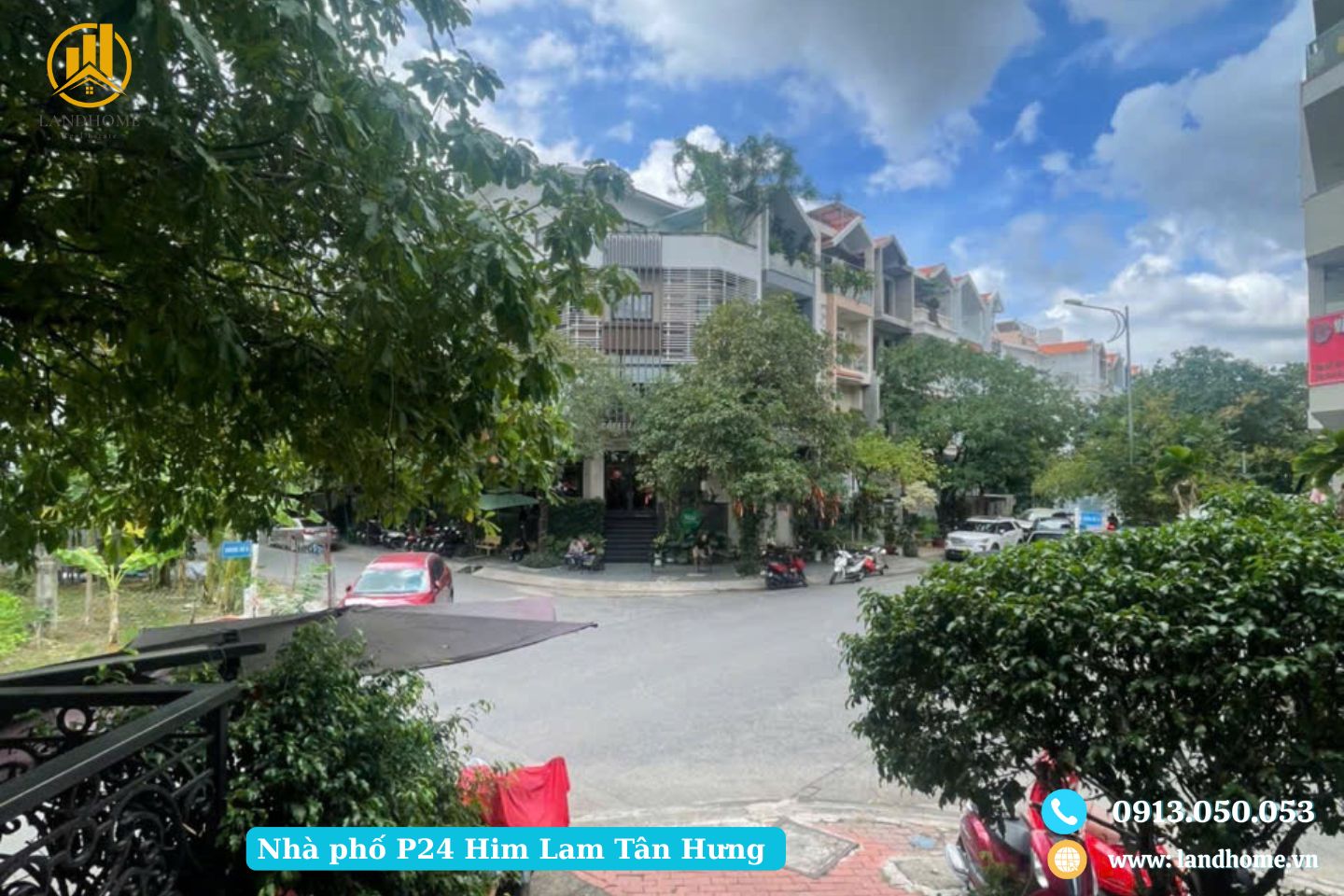 nhà phố KDC Him Lam Tân Hưng góc 2 mặt tiền P24
