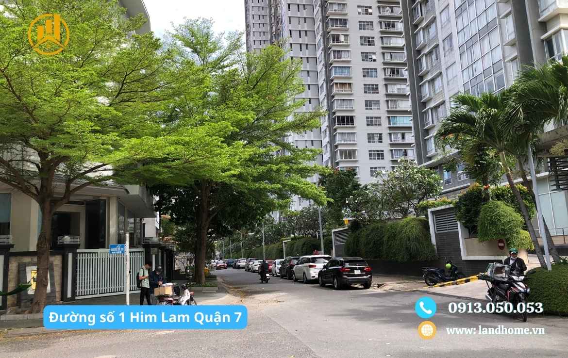 Đường số 1 nhà phố him lam