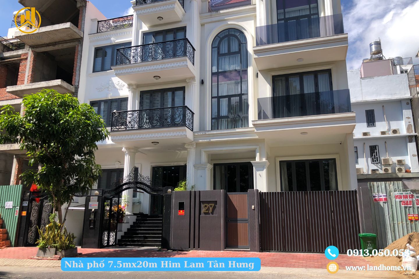 Nhà phố 7.5mx20m Him Lam Tân Hưng