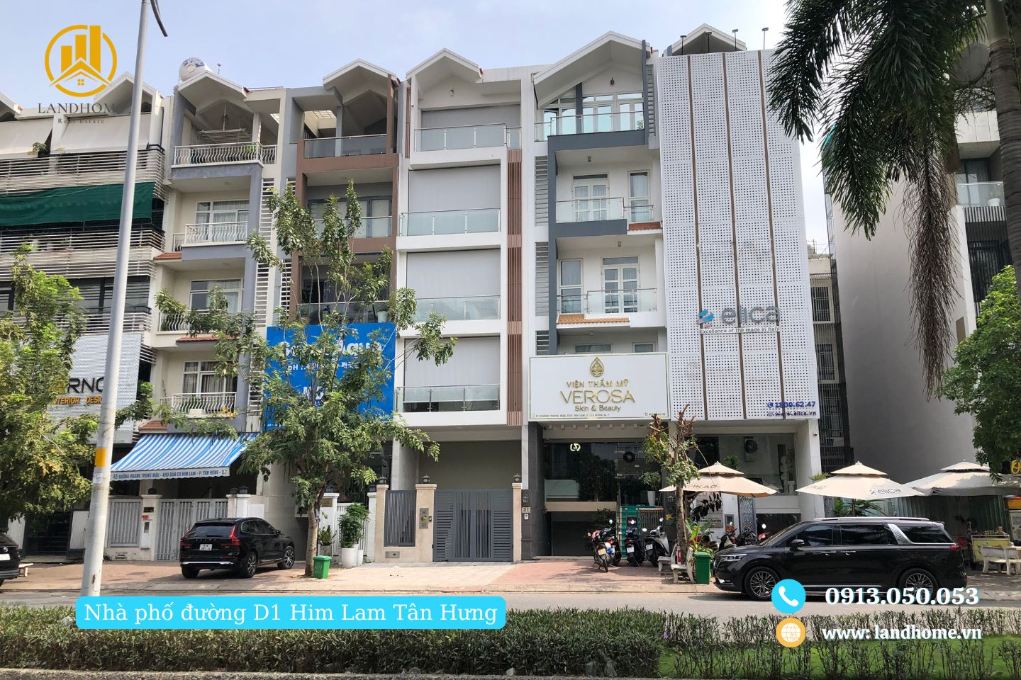 Nhà phố đường D1 Him Lam Tân Hưng