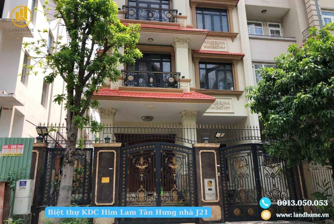 biệt thự kdc him lam tân hưng nhà J21