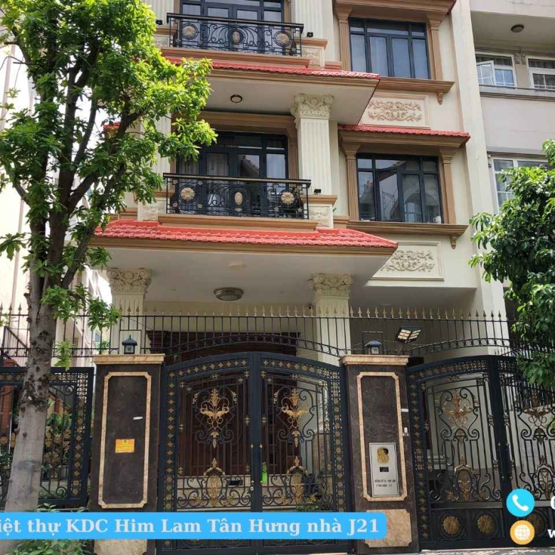 biệt thự kdc him lam tân hưng nhà J21