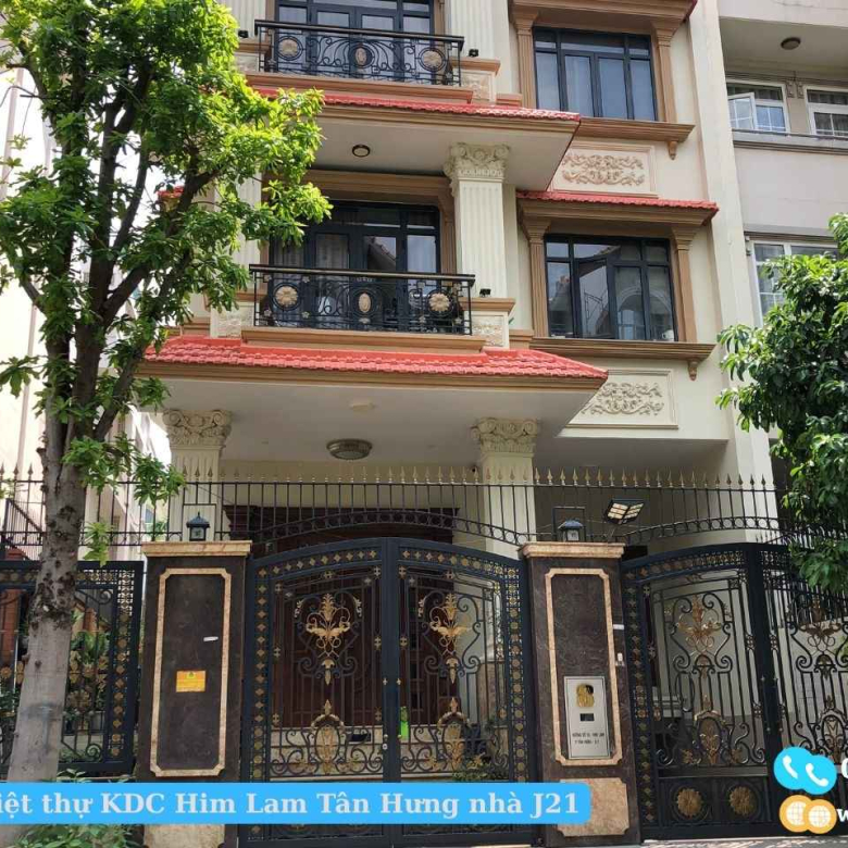 biệt thự kdc him lam tân hưng nhà J21