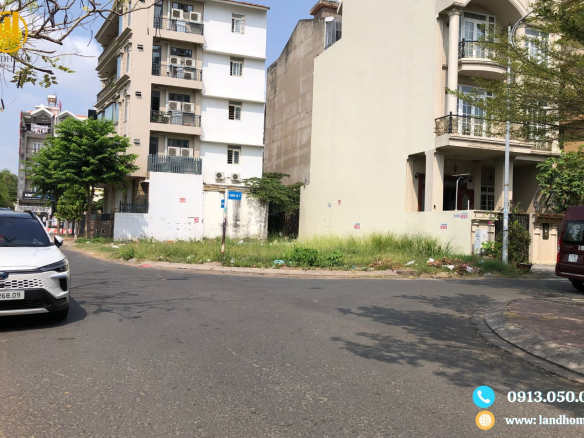 đất biệt thự góc 2 mặt tiền him lam tân hưng N34 view công viên