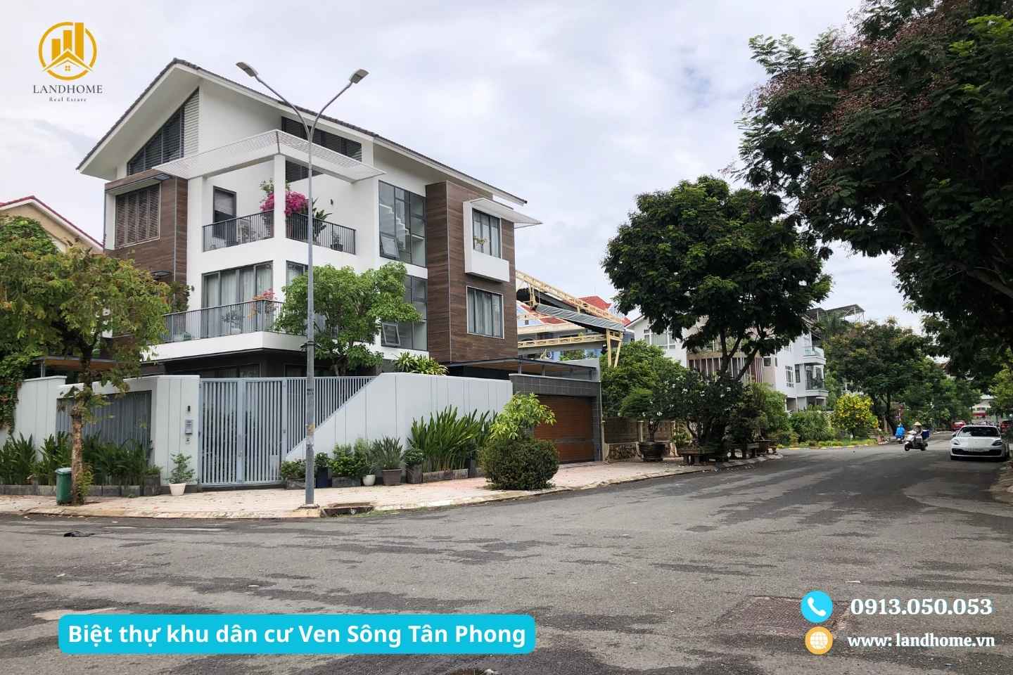 Khu Dân Cư Ven Sông Tân Phong – Không Gian Sống Xanh Đẳng Cấp 16 Biet thu khu dan cu Ven Song Tan Phong