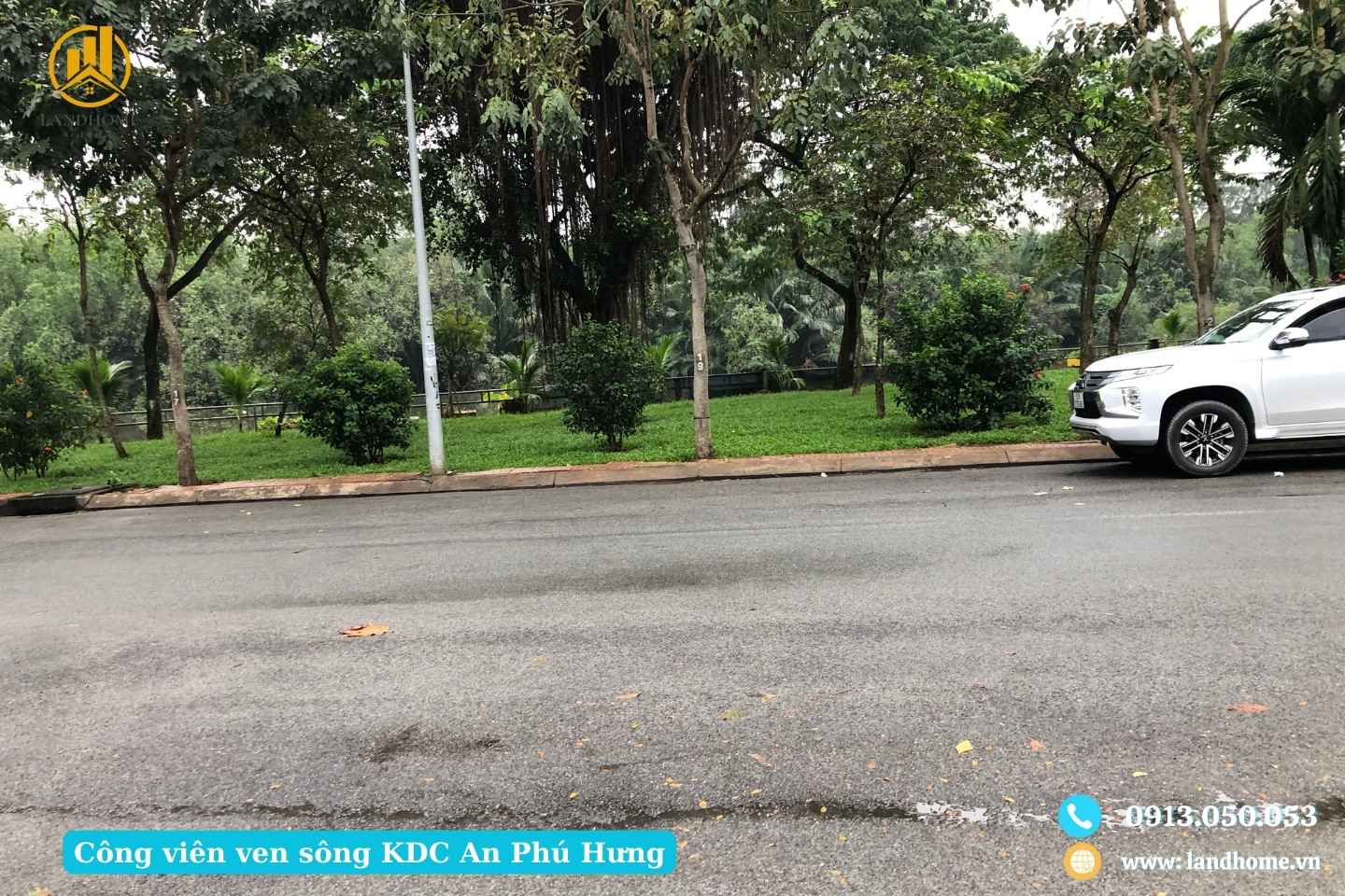KDC An Phú Hưng Quận 7- An cư lý tưởng và đầu tư bền vững. 16 Cong vien ven song KDC An Phu Hung