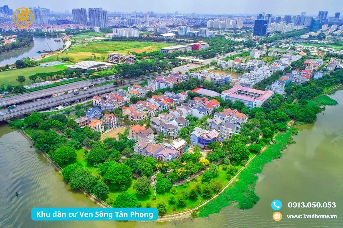 Khu Dân Cư Ven Sông Tân Phong – Không Gian Sống Xanh Đẳng Cấp 12 Khu DC Ven Song Tan Phong