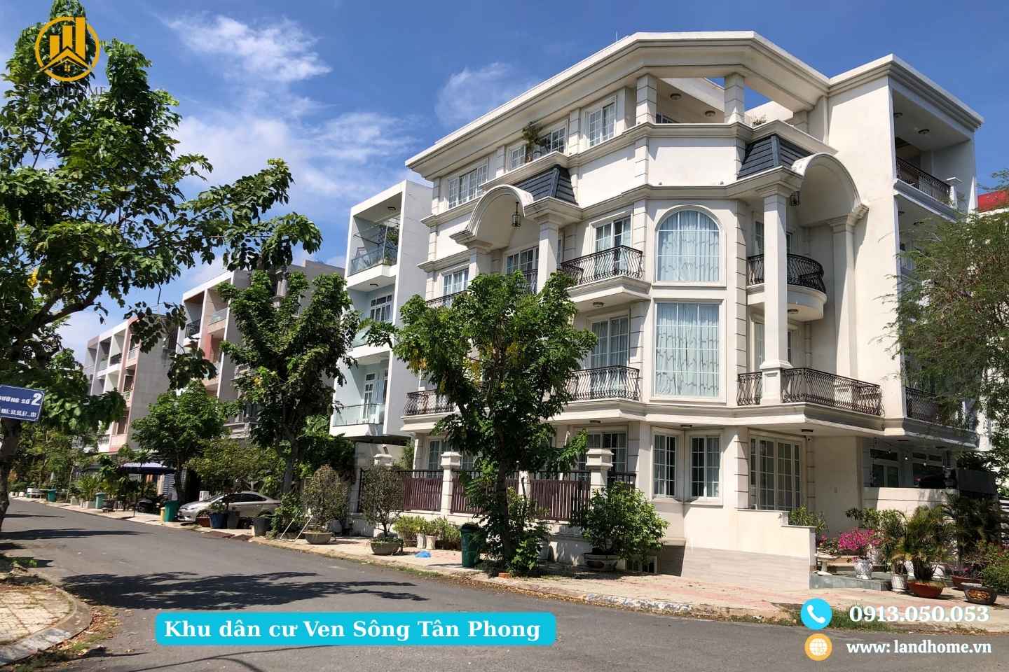 khu dân cư ven sông tân phong