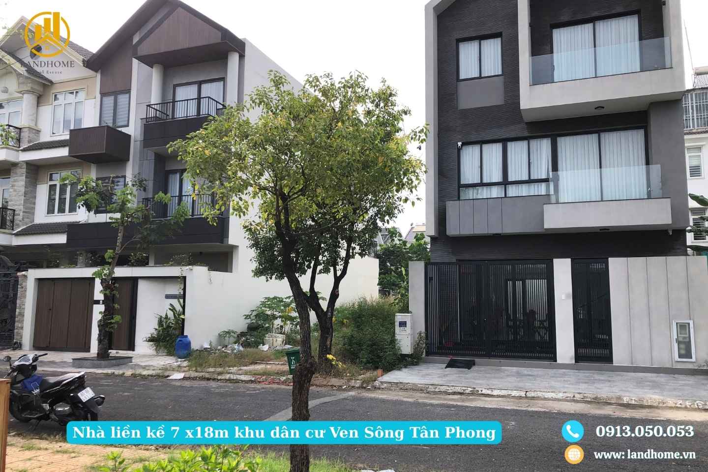 Khu Dân Cư Ven Sông Tân Phong – Không Gian Sống Xanh Đẳng Cấp 19 Nha lien ke 7 x18m khu dan cu Ven Song Tan Phong