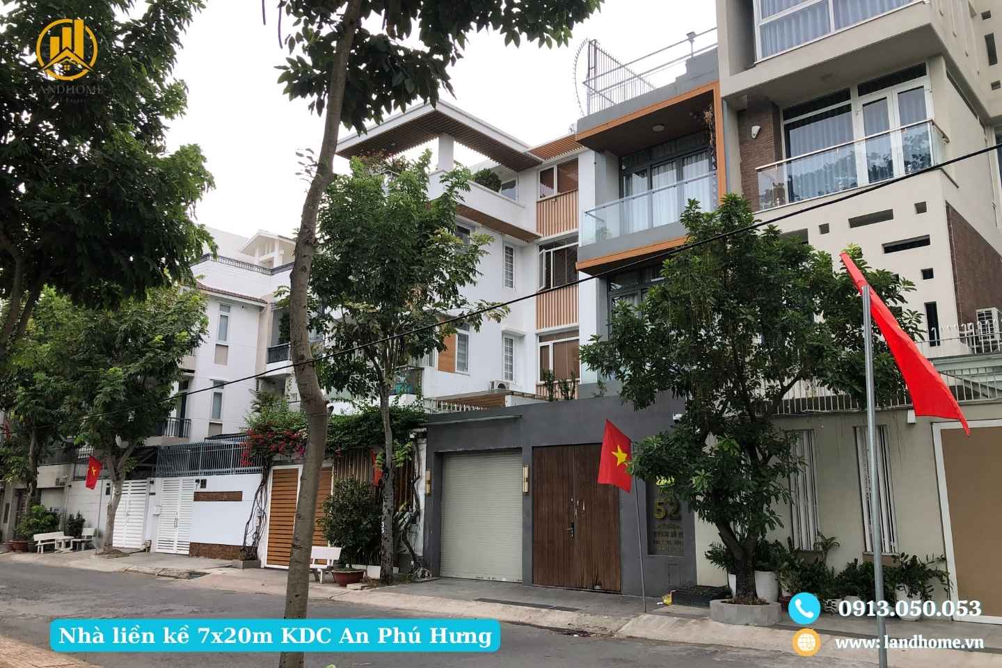 KDC An Phú Hưng Quận 7- An cư lý tưởng và đầu tư bền vững. 17 Nha lien ke 7x20m KDC An Phu Hung