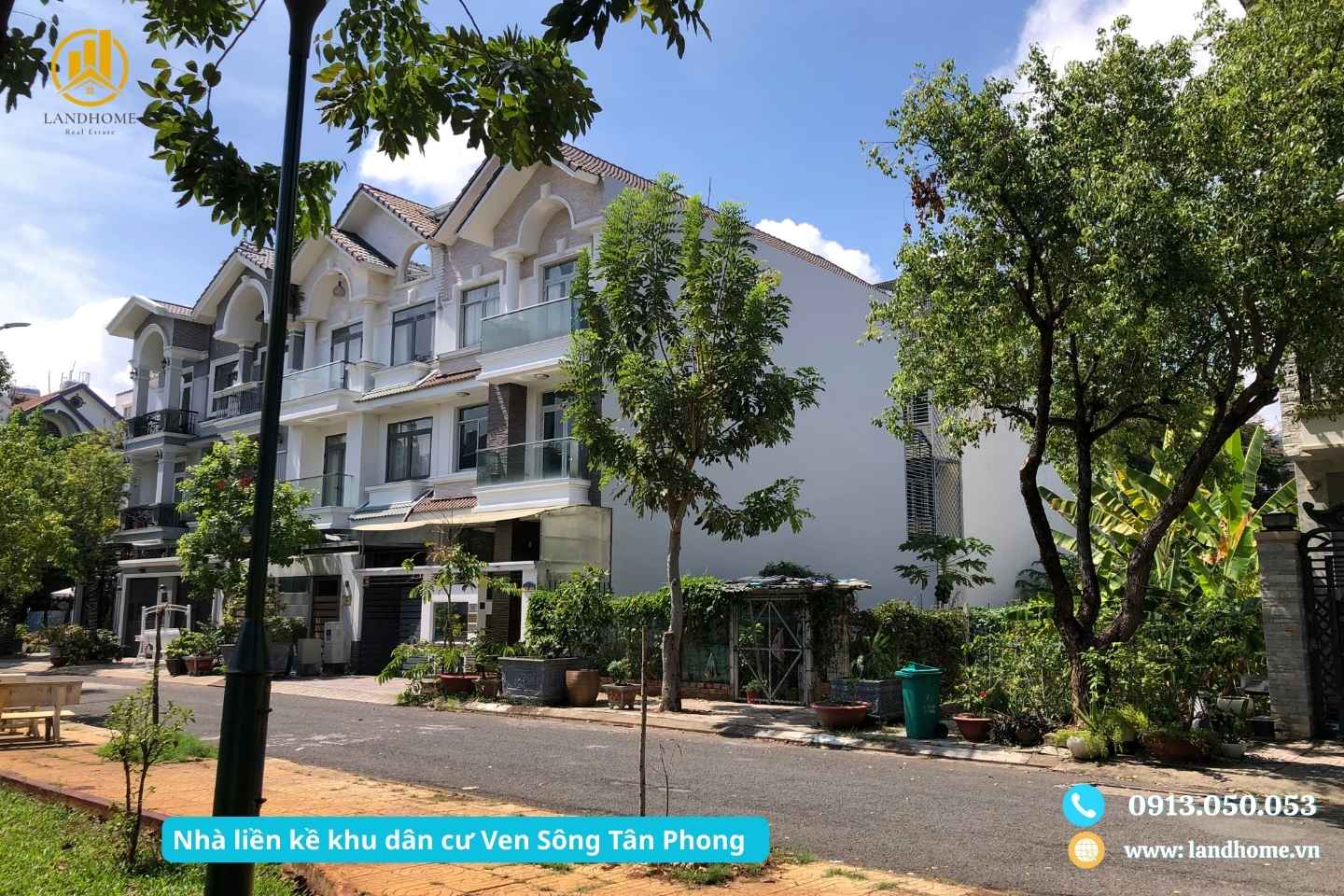 Nha lien ke khu dan cu Ven Song Tan Phong
