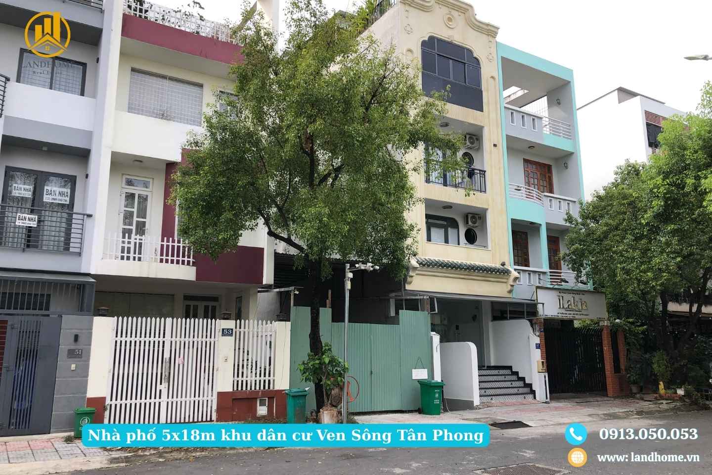 Nhà phố 5x18m khu dân cư Ven Sông Tân Phong