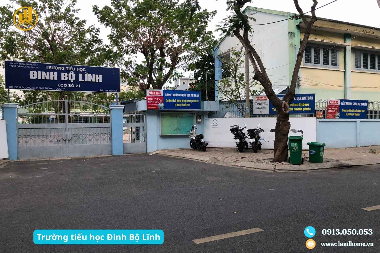 Tổng Quan KDC Tân Quy Đông phường Tân Hưng ( Quận 7 cũ ) 14 Truong tieu hoc Dinh Bo Linh