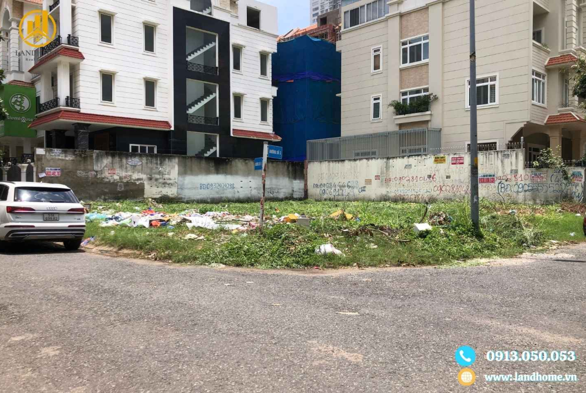 đất biệt thự kdc him lam quận 7 góc 2 mặt tiền lô J7