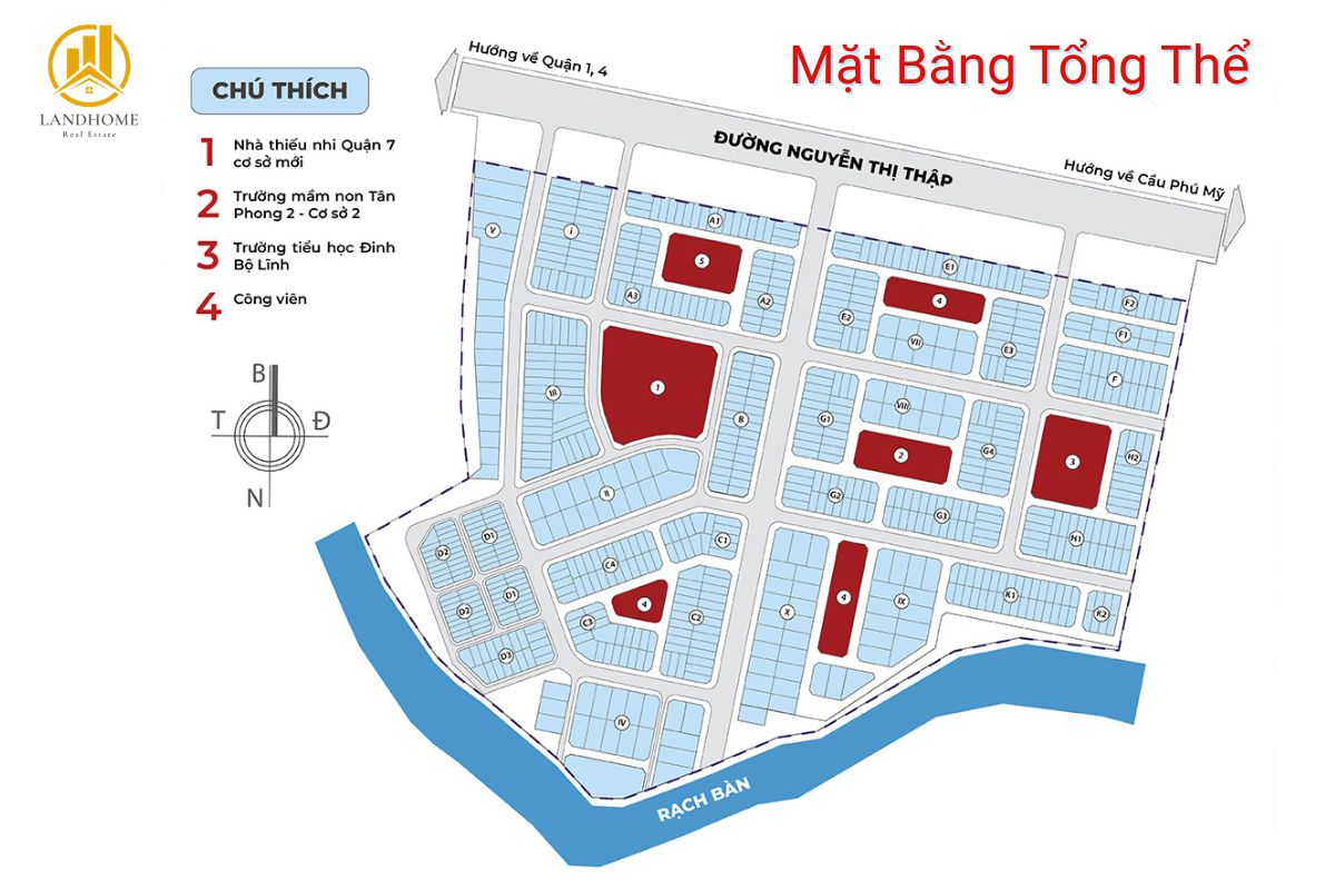 Tổng Quan KDC Tân Quy Đông phường Tân Hưng ( Quận 7 cũ ) 13 mat bang kdc tan quy dong