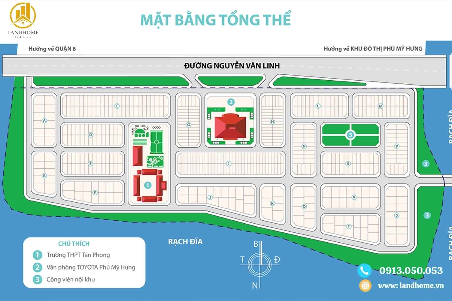Khu Dân Cư Ven Sông Tân Phong – Không Gian Sống Xanh Đẳng Cấp 14 mat bang tong the khu dan cu ven song tan phong