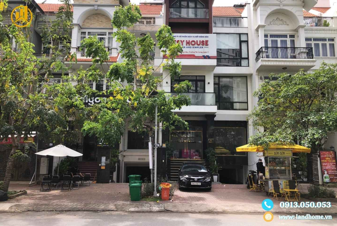 nhà biệt thự liền kề D58 đường D1 KDC Him Lam Tân Hưng