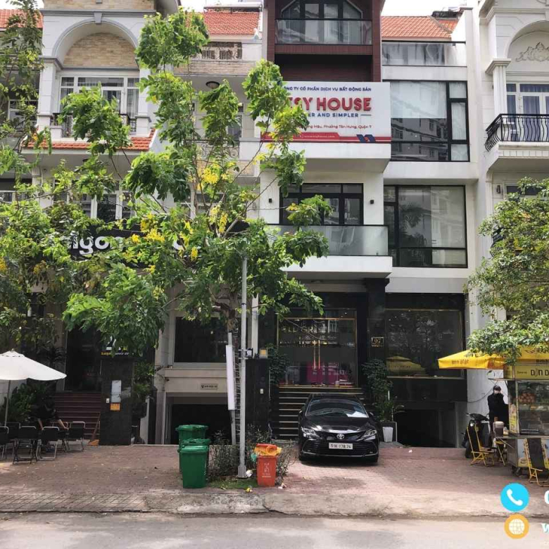 nhà biệt thự liền kề D58 đường D1 KDC Him Lam Tân Hưng