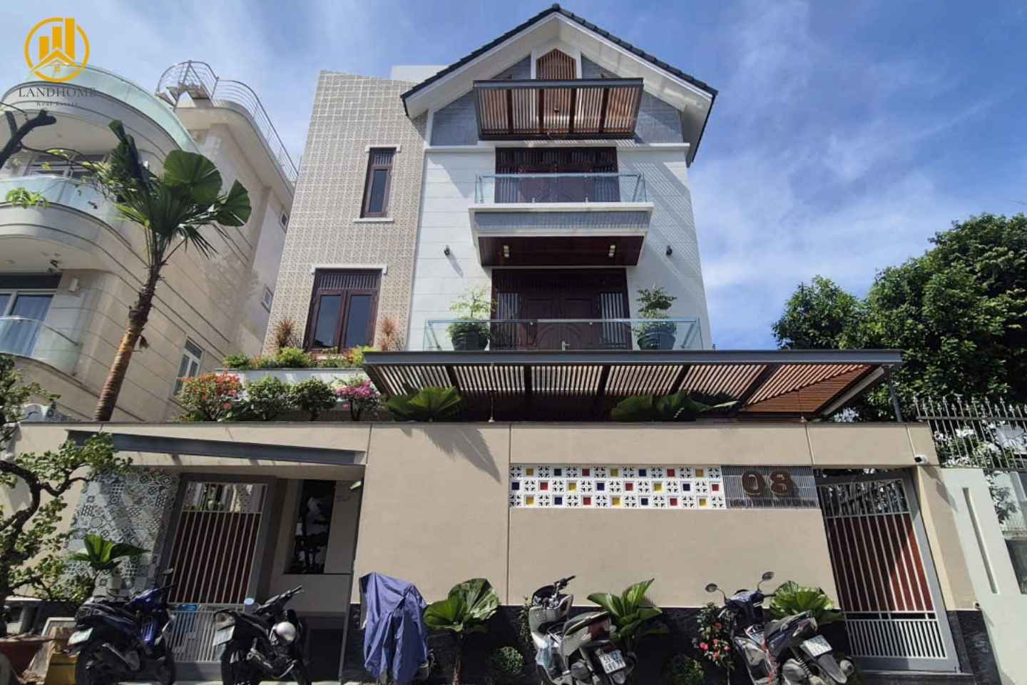 biệt thự khu dân cư sadeco ven sông tân phong