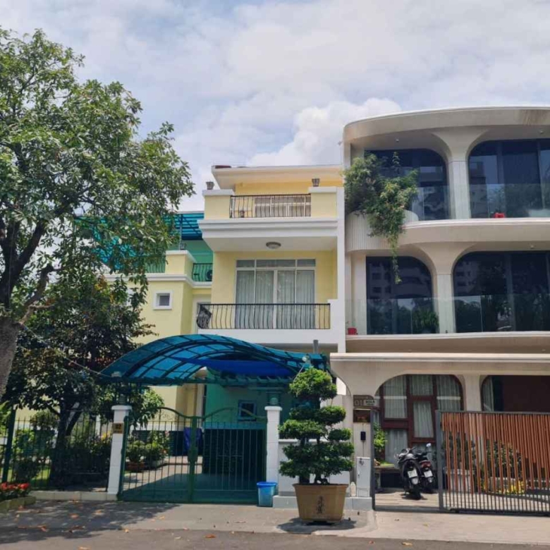 biệt thự phú mỹ hưng góc 2 mặt tiền khu mỹ phú 1