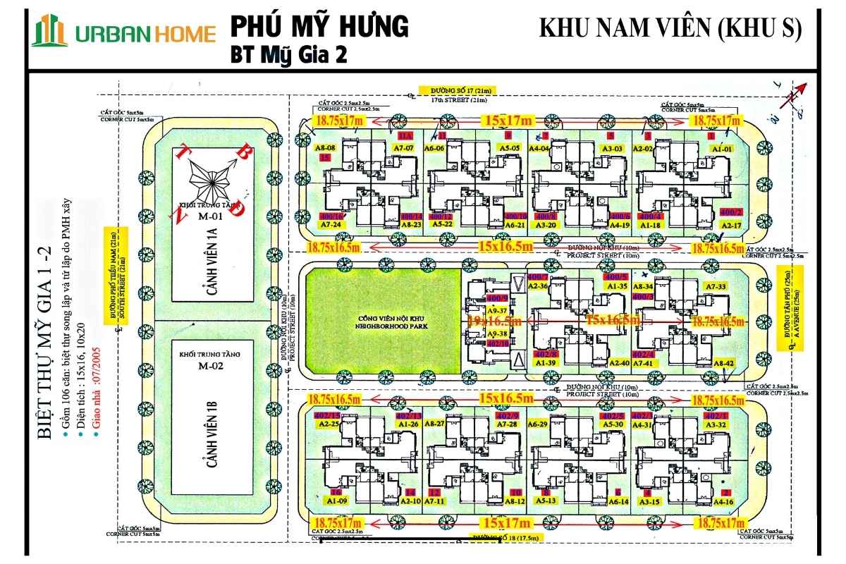 Bán biệt thự Mỹ Gia 3 khu my gia 2
