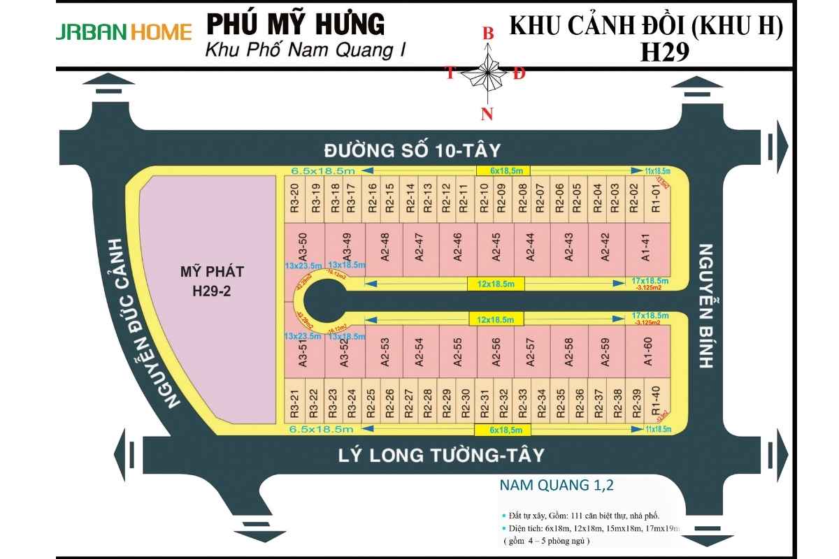 Bán biệt thự Nam Quang 3 khu nam quang 1