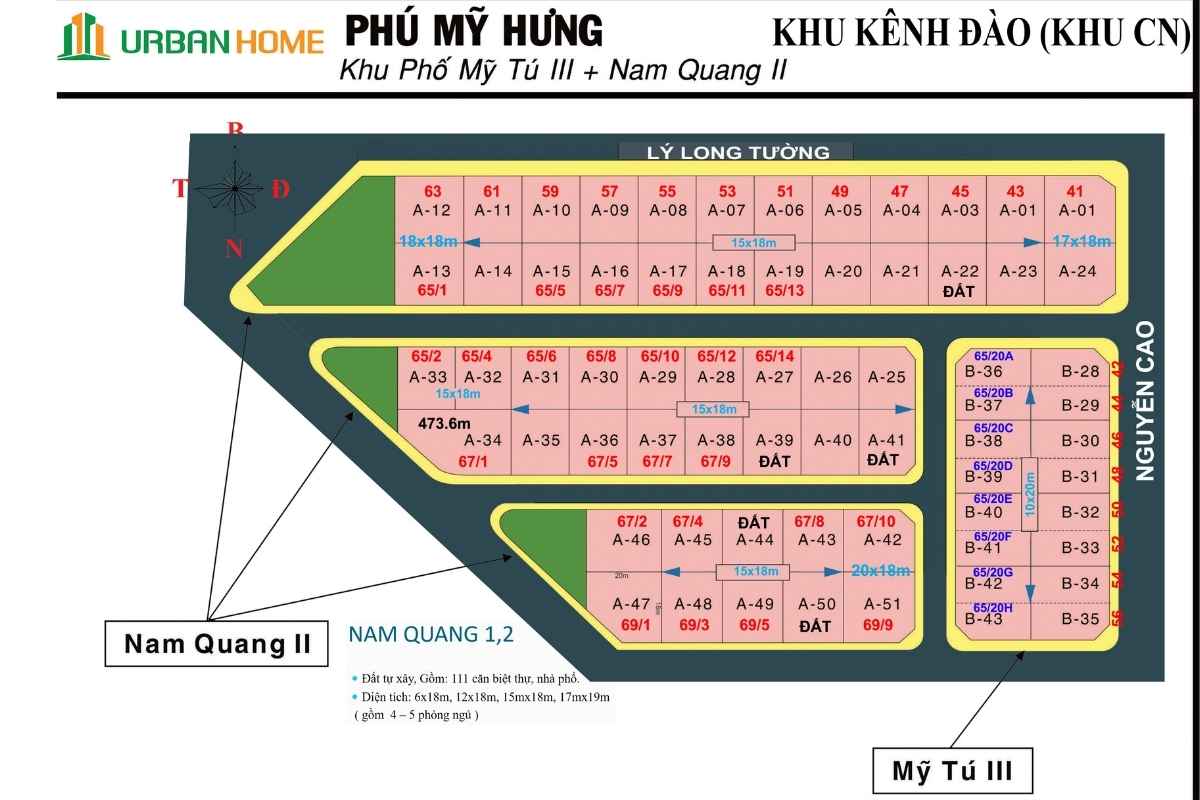 Bán biệt thự Nam Quang 4 khu nam quang 2